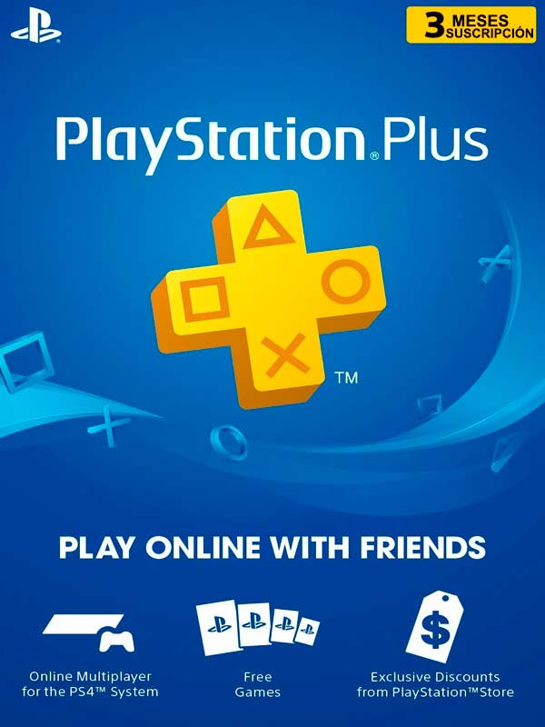 PSN PLUS 3 MESES ARGENTINA - ESSENTIAL